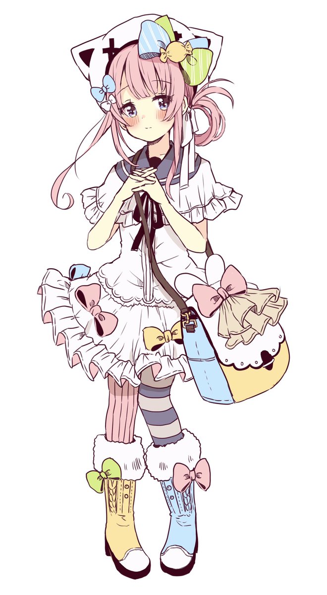 「ゆめかわちゃん? 」|佐倉おりこ🍀ぬり絵本5/10発売🎨 ｺﾐﾃｨｱ144【く13b】のイラスト