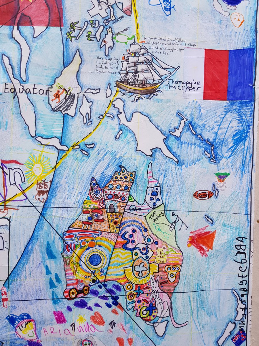 robturner's tweet photo. This is the Christ Church Community #worldmap which is now finished, and will form part of a larger display of #community artworks coming soon at Christ Church Union Grove #clapham @ConnectionsSW8 https://t.co/K1rY8AbJB1