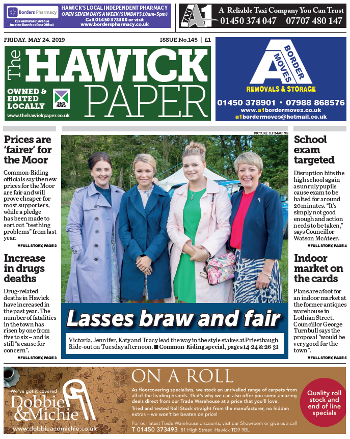 TheHawickPaper's tweet photo. The latest issue of your Hawick Paper, out now | Just £1 
📰🗞️💻📱

#weknowHawick #PeoplesPaper #HCR19 https://t.co/lmFilhBa8h
