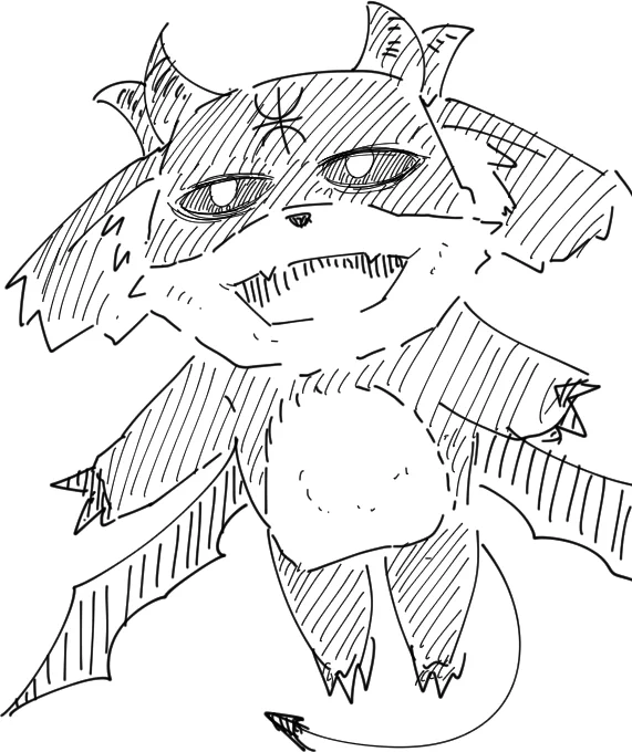 #何も見ないで描くでびでび・でびる 