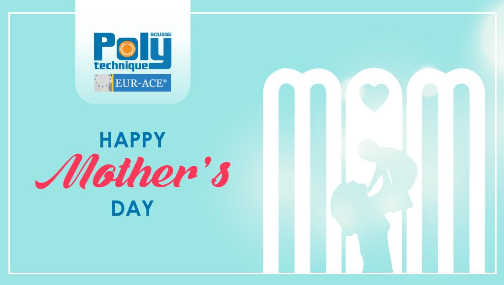 PolytecSousse's tweet photo. Joyeuse fête à toutes les mamans💕
#PolytecSousse #fêteDesMères #mothersDay https://t.co/VHBF0MBly7