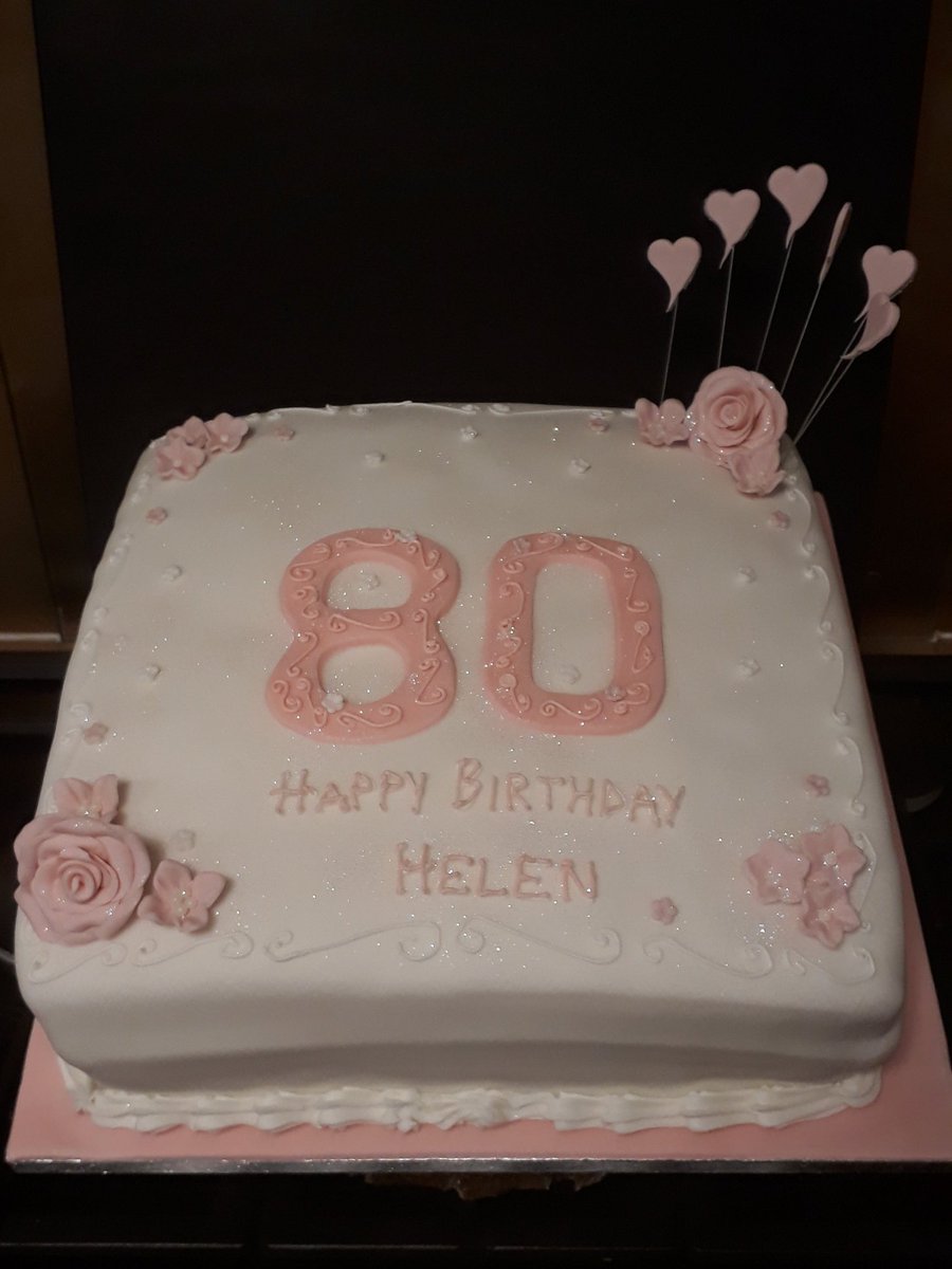 CakesPontypool's tweet photo. A milestone birthday cake for a special lady. https://t.co/yfF9kbGStJ
