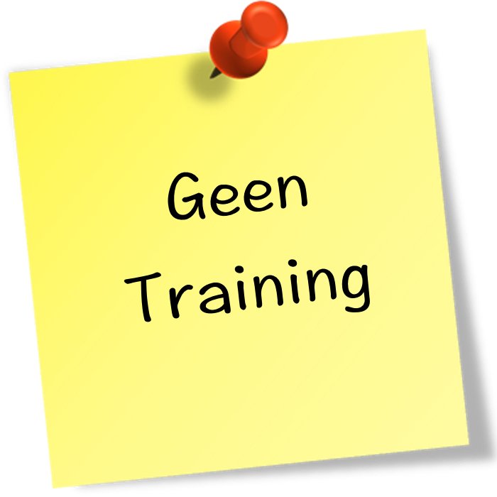 Donderdag 30 mei is het Hemelvaartsdag en daardoor vervallen alle trainingen op deze dag.