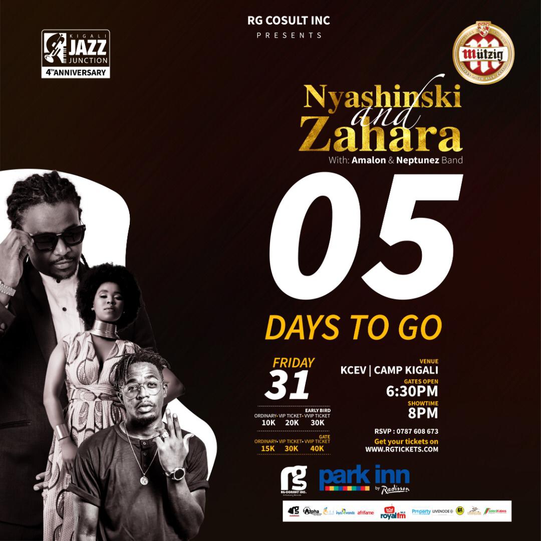kgljazzjunction's tweet photo. Tickets for #Earlybrids on now at https://t.co/bg1nfg9HRj use #Visacard #Mastercard or #MTNMomo
Or find them @
#Camelia Chic #Camelia Makuza, #Bembonita Saloon KH & #Carwash #Parkinn
#VVIP Table of 8people at 240k comes with a Bucket of #Mutzigbeer
#rwot #jazz #KJJ4nniversary https://t.co/tDPjKUb6Rc