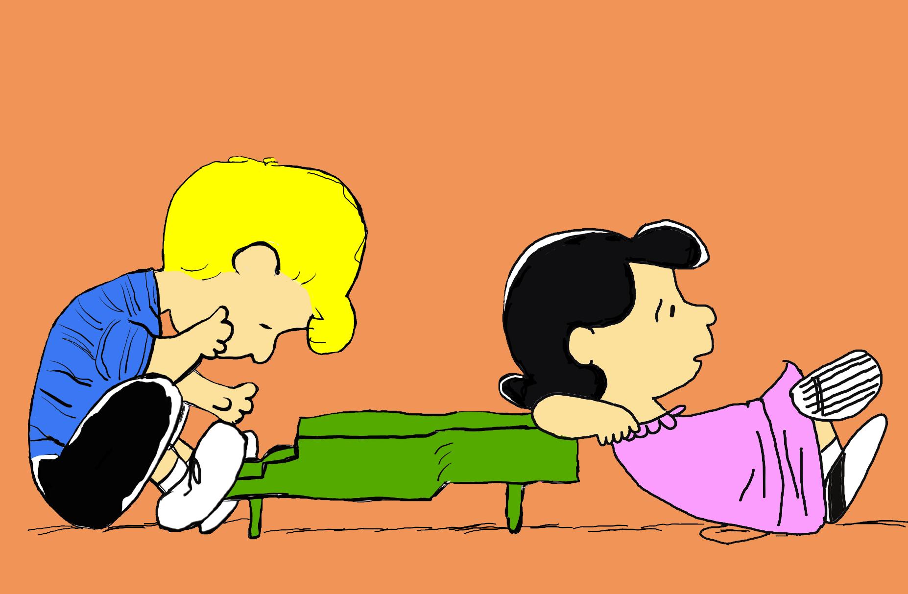 スヌーピー　SNOOPY 　ルーシー& シュローダー スヌーピーSNOOPY ルーシー& シュローダー