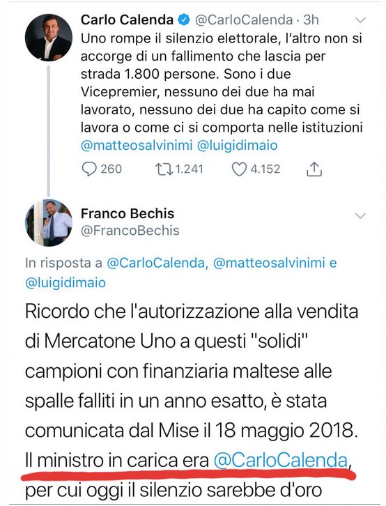 denvergo7's tweet photo. Questo è #Calenda #chefiguradimerda #26maggio #elezionieuropee ha perso un’altra occasione per tacere ... questi sono i successi del #Pd #nomarivotateli https://t.co/8LWzrLhTFS