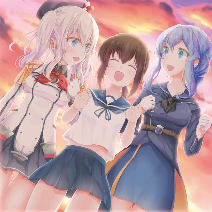 北方樂所(@hoppogakso)様より頒布される、艦これCDジャケットを担当させていただきました。6月2日神戸かわさき造船これくしょんです!よろしくお願いします～!
https://t.co/uKqY2uBCPc 
