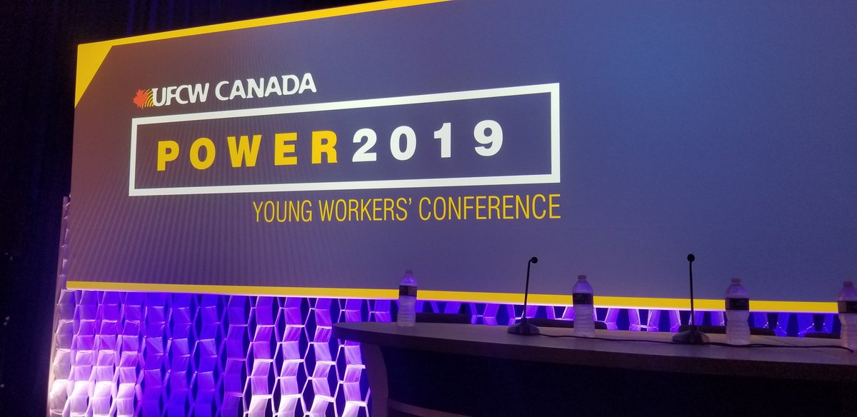 Almost time. It's always amazing to see young workers rising!!!  Excited for the <a href="/ufcwcanada/">UFCW Canada</a> young Worker conference #UFCWPOWER