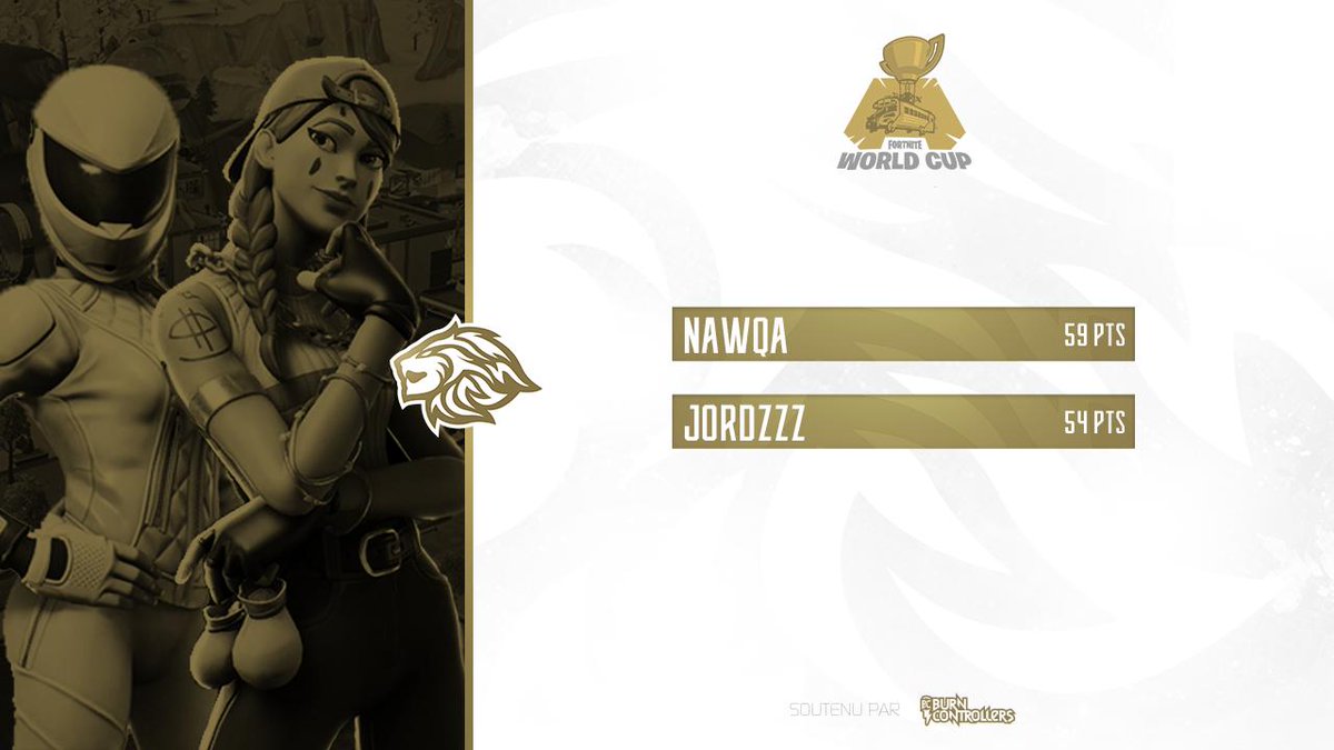 Nos deux joueurs <a href="/_JORDZZZ_/">Requiem JORDZZZ</a> et @NawqaL2 sont qualifiés pour la finale solo de ce weekend !
Ils tenteront de remporter leur ticket pour la World Cup à New-York 🇺🇸