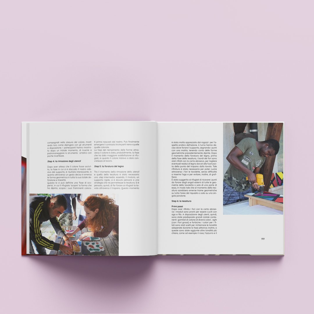 LudovicaQuaran1's tweet photo. #Visual #communication for 'Infinite Possibilità', #exhibition of the shared artwork realised by guests and refugees at a #social #cooperative out of Milan during an art therapy #workshop curated by my friend Cristina Russo. #editorial #layout #graphicservice #arttherapy #refugee https://t.co/wqXC0zWzbR