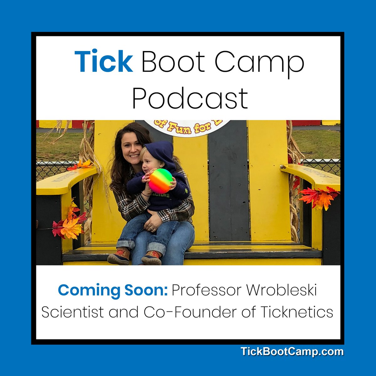 TickBootCamp's tweet image. COMING SOON: Professor Wrobleski, Scientist &amp;amp; Co-Founder of #Ticknetics, talks about the importance of #TickTesting after you&apos;ve been bitten by a tick
•
#TicksSuck #TicksBite #LymeDisease #ChronicLyme #LymeDiseaseAwarenessMonth #Podcast #ProtectYourChildren