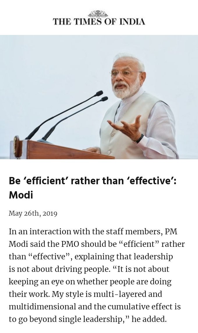 joybillu's tweet photo. Be ‘efficient’ rather than ‘effective’: Modi
https://t.co/eEqQhWUIgN

via NaMo App https://t.co/imsSJYd1z5
