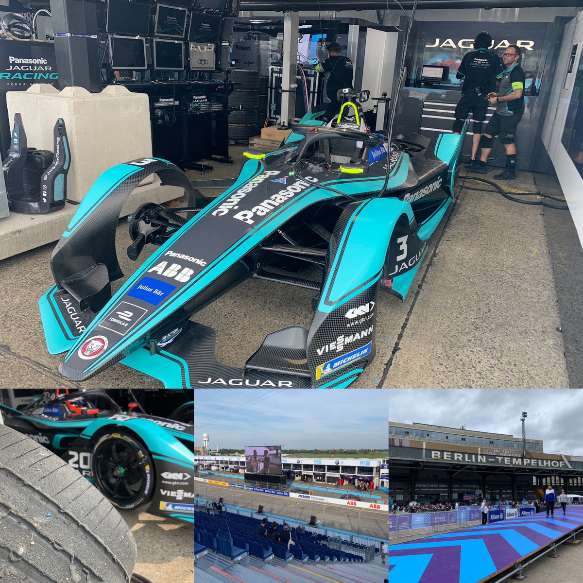 benjietvf1's tweet photo. @FIAFormulaE @Timeline_TV A fabulous 4 days working in Berlin at the Formula E Race. Absolutely loved being back in a busy pit lane again &amp; meeting so many friendly faces from my days in F1 &amp; WRC.  #formulaE #pitlane #RF6  #camera #motorsport 👍👍👍🏁🏁🏁🏁 https://t.co/bBLmUOSuIC