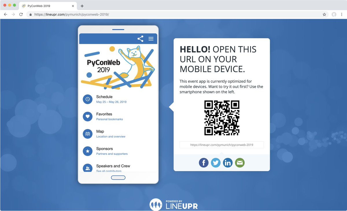 stefanantonelli's tweet image. Just realized there is a desktop version of the mobile app from @TeamLineupr to check out the program @pyconweb. #nice #pyconweb #pyconweb19