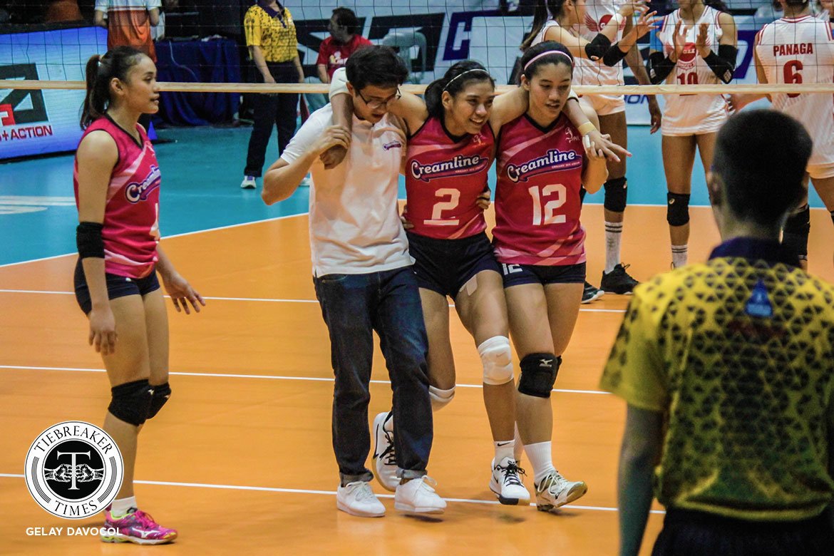 tiebreakertimes's tweet photo. #PVL2019 Alyssa Valdez focuses on recovery, hopes to return by next game >> https://t.co/ZU4buVnZgg https://t.co/ZzXHzM7vdo