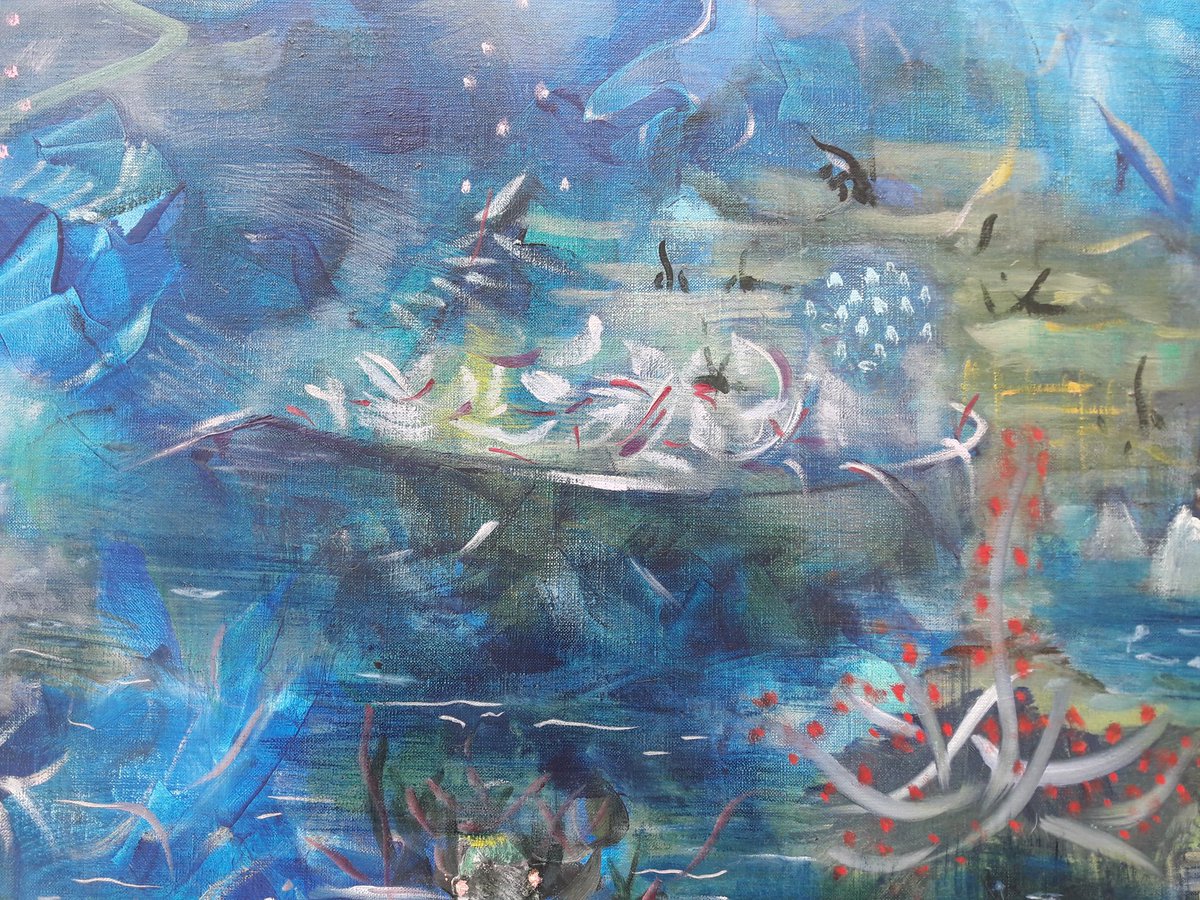 Anja3k's tweet photo. Bijzondere expo #AliBanisadr #ForeignLands in @NoordbrabantsM Bootjes in elk werk! #ontdekken https://t.co/1aTl9vidoP