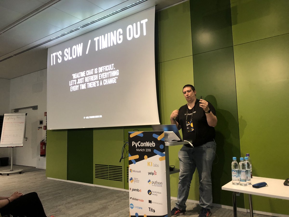 misterrios's tweet image. Amazing talk by @kll on Tech Bankruptcy an taking shortcuts without realizing the effects down the line. tl;dr there’s a fine line between shipping features and foundation work. Try to find it. at #pyconweb #PyConWeb19