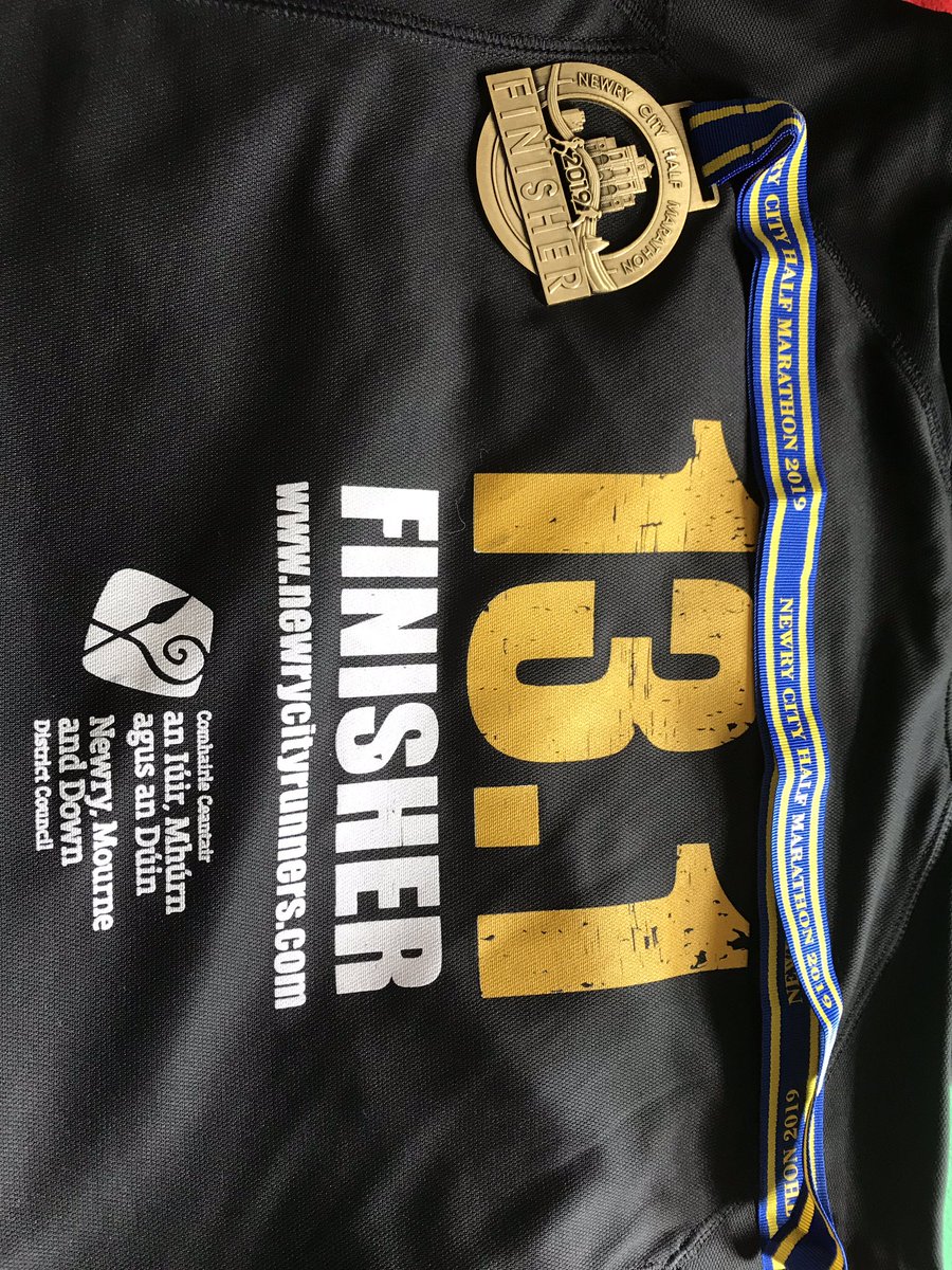 Newry half marathon completed today brilliantly organised by <a href="/NewryNcr/">ncr_newry</a>