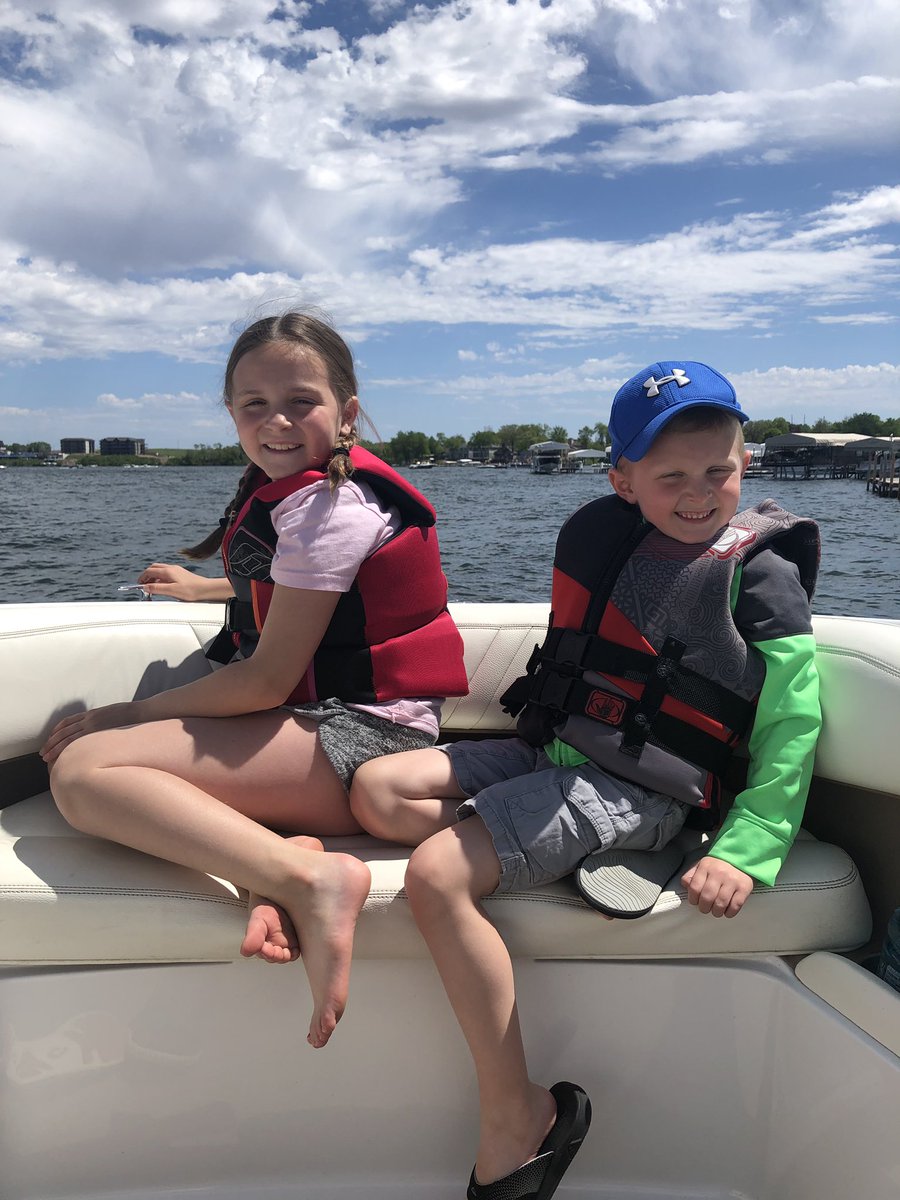 First boat ride of 2019 complete! #okoboji