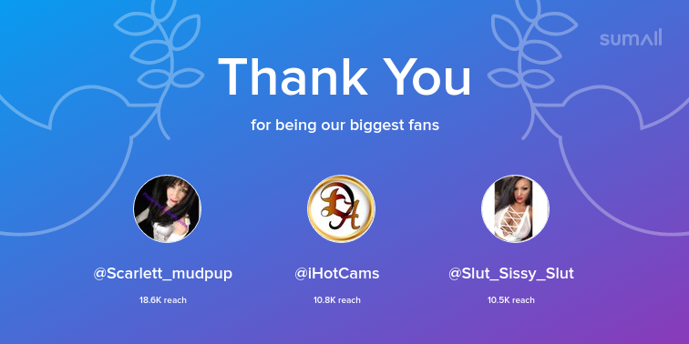 CurrencyPale's tweet photo. Our biggest fans this week: Scarlett_mudpup, iHotCams, Slut_Sissy_Slut. Thank you! via https://t.co/QP0WGkBzUm https://t.co/GD3LgXGmyK