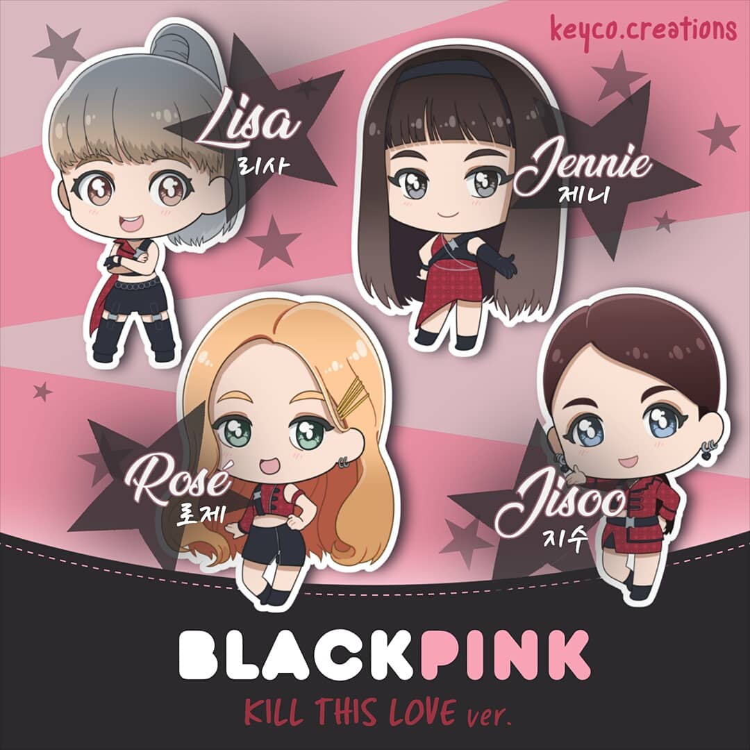 Tổng hợp 100+ hình chibi các thành viên Blackpink cute cho Blink