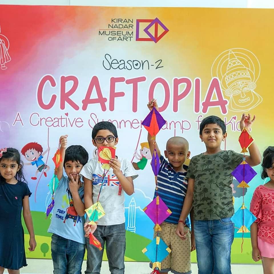 KNMAIndia's tweet photo. Summer Kite Art Fun!
On Day 5 of “Craftopia Season-2” a workshop on ‘Kite Hanging’ was conducted at Kiran Nadar Museum of Art Noida & Delhi.
For enquiry or to register please email us at vist@knma.org
or call us at +91-9540939420
#Craftopia #Craftopia2019 #SummerCamp https://t.co/xnqhJ16gpj