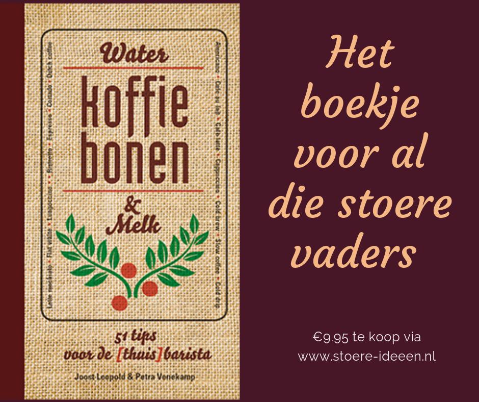 het is bijna #vaderdag dus heb je al wat voor je stoere vader bedacht? Leuk boekje om nog betere koffie te maken met een zak bonnen? het is weer eens wat anders dan een das of die sokken