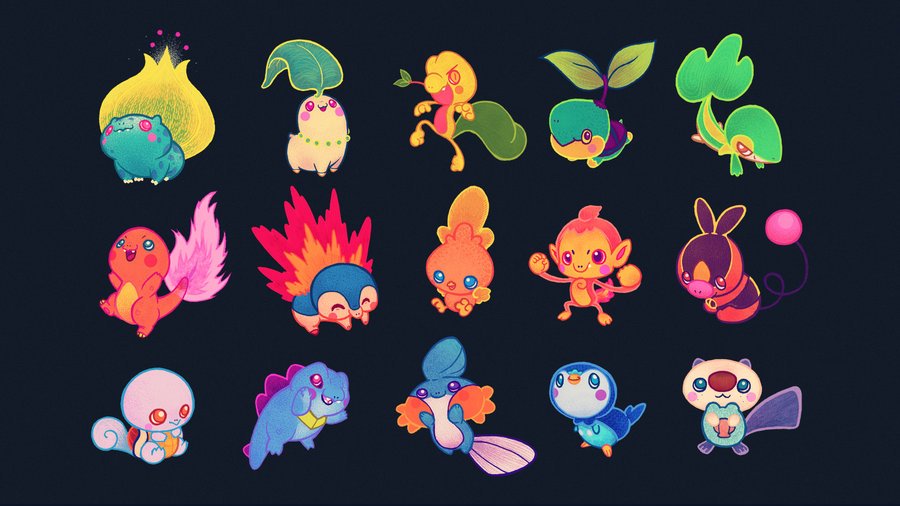 JennaJordanz's tweet photo. "Starters" #pokemon #pokemongo https://t.co/oT1xzLxl1c