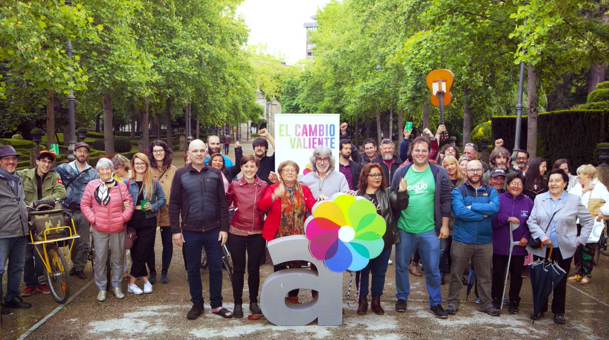 Mucho ánimo a las compañeras y compañeros de Aranzadi, Pamplona os necesita #Elecciones26M 🌻