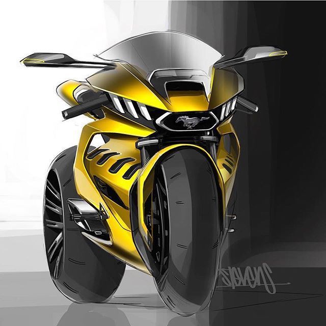 formtrends's tweet image. What if @Ford made a super bike? Here’s designer Chris Stevens’ (aka @ogsnkrhd) version of a two wheeled ‘stang.

#motorcycle #design #rendering #bikedesignsketch #inthestudio #future #motorcycledesign #transportationdesign #picoftheday #carstagram #instabike #twowheels #bik…