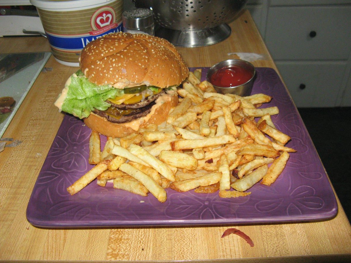 "#World #Famous Style #Burger Meal" #food #cooking #gourmet #deliciousfood