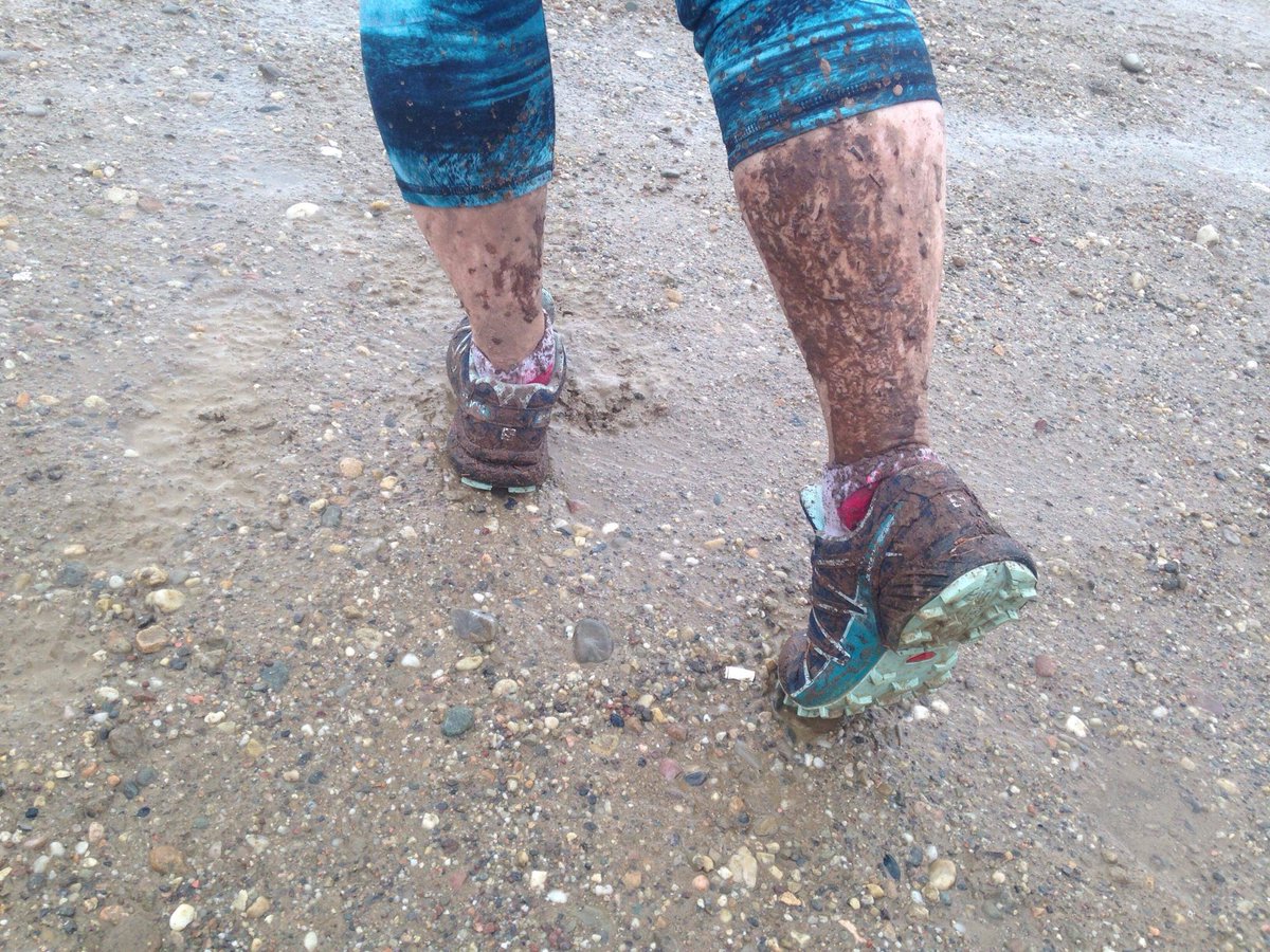Nothing like a wet, rainy, mucky trail run on a Sunday afternoon.  Gotta get ready for Gaspe.  Thanks <a href="/dennis8999/">Dennis</a> for making sure I didnt get lost. #trailrunner #whiterock