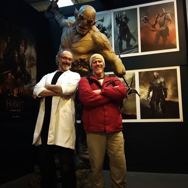 theryctor's tweet photo. Caught up with a former MATRIX crew member at WETA of all places....#wetaworkshop #weta #wetacave #scifiart #fantasyart #garrison7 #gena8studios #gena8 #g7verse https://t.co/AXG5YSoSyf https://t.co/SuPaKpX00i