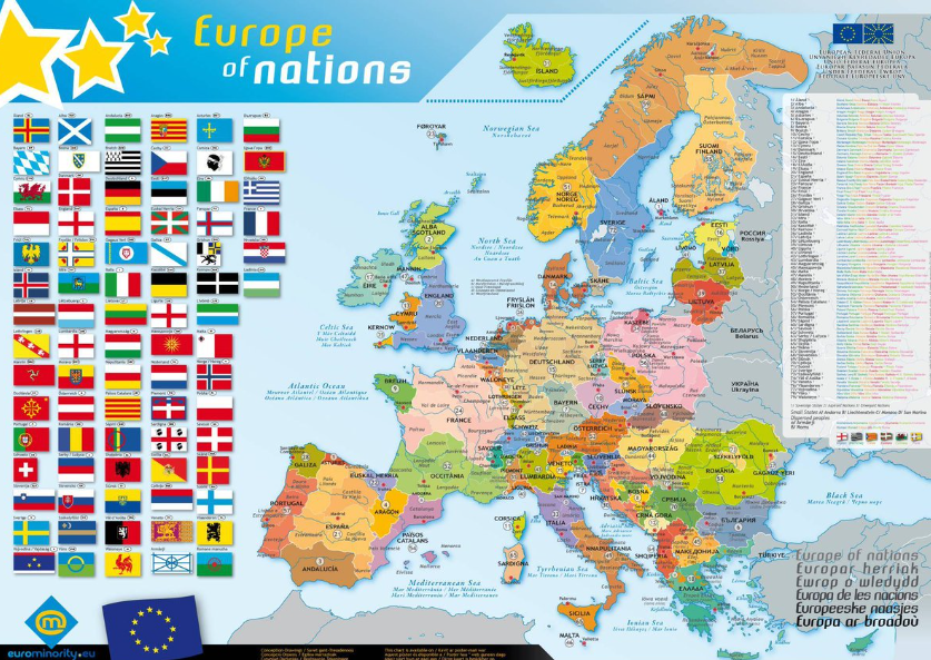 #Electionseuropeenne2019 Voilà en votant vert vous avez votez pour la destruction de la France , #EELV c'est d'abord les #Eurorégions et donc la promotion de cette carte #Radiolondres #Collabo #Europeennees2019