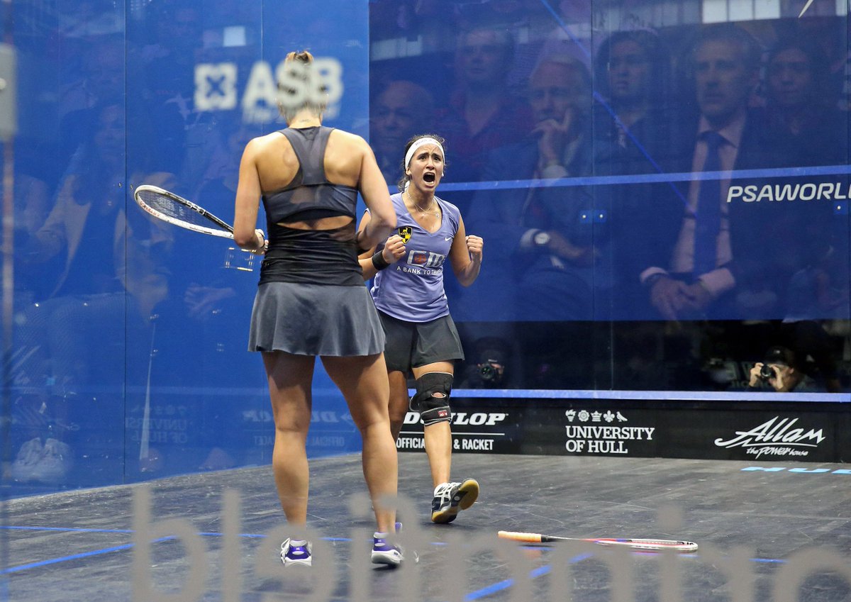 rula_z's tweet photo. What a week it's been!
NouranGohar & MoElshorbagy have been crowned the 2019 champions π
Read more π https://t.co/GM5n854Cva
#WhereLegendsAreMade #BritOpen19 https://t.co/oFxoyz5lwL