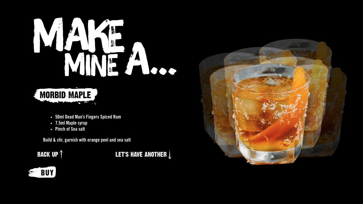 deadmansfingers's tweet photo. Maple Syrup, not just for pancakes, say hello to our...
Morbid Maple 💀 50ml #DMFSpiced 💀 7.5ml Maple Syrup 💀 Pinch sea salt 💀 Get more #DMFServes here https://t.co/Pw60ebLdyR 👈🏻💀 https://t.co/yUo50r13GE