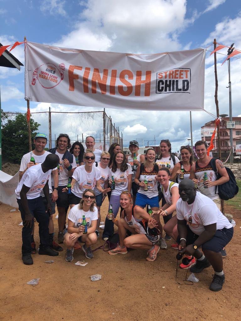 And that’s a wrap! All runners have now crossed the line and the 2019 #SierraLeoneMarathon is officially complete! A huge well done and thank you to everyone who made it possible - the team in Sierra Leone, our volunteers and of course the incredible runners🏃🏃‍♀️🏅🙌