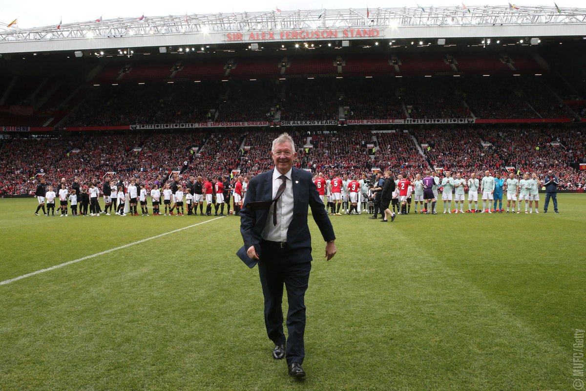 How good was it to see Sir Alex back at Old Trafford? ❤️

#MUFC #Treble99