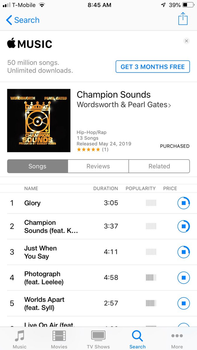 I Copped that <a href="/Wordsworth_eMC/">IG: Wordsworthbklyn</a> <a href="/PearlGates/">Pearl Gates</a> <a href="/QuinceyTones/">Quincey Tones</a> album today! You should too... 🙌🏾 #mypeoples #hiphopmusic #lyrics #beats