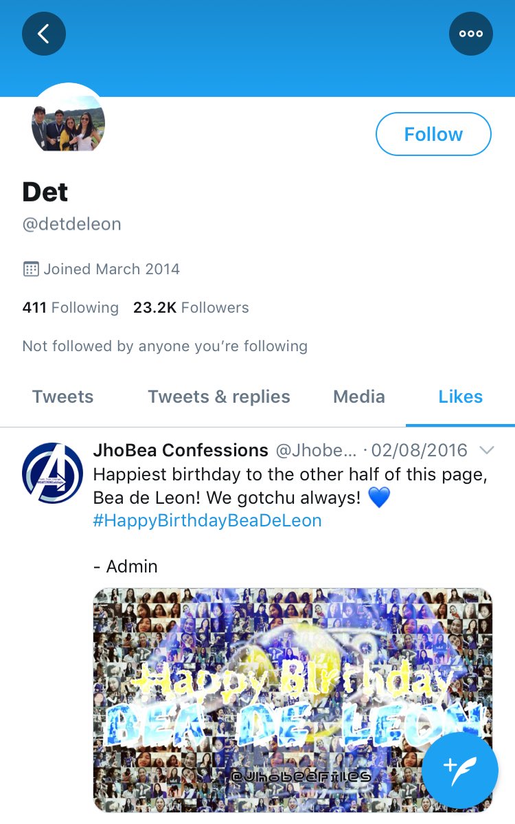 JhobeaFiles's tweet photo. Ay. Hello po Tita. Wala po akong kasalanan. Hehehe, joke. 😅💙

- Admin https://t.co/7s0WVuEbE9