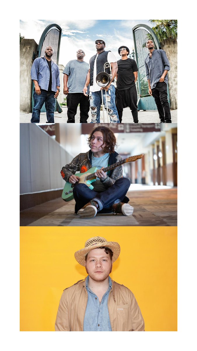 #TangledFest in downtown #HuntsvilleAL June 22, talented musicians from across the South tinyurl.com/tangledtix:
4 - Early James &amp; the Latest - Birmingham
5:15 - <a href="/danieljdonato/">Daniel Donato</a> - Nashville
6 - <a href="/LeraLynn/">LERA LYNN</a> - Nashville
7:45 - <a href="/drivinncryin/">Drivin N Cryin</a> - Atlanta
9:30 - <a href="/FunkyBigSam/">Big Sam</a> - New Orleans