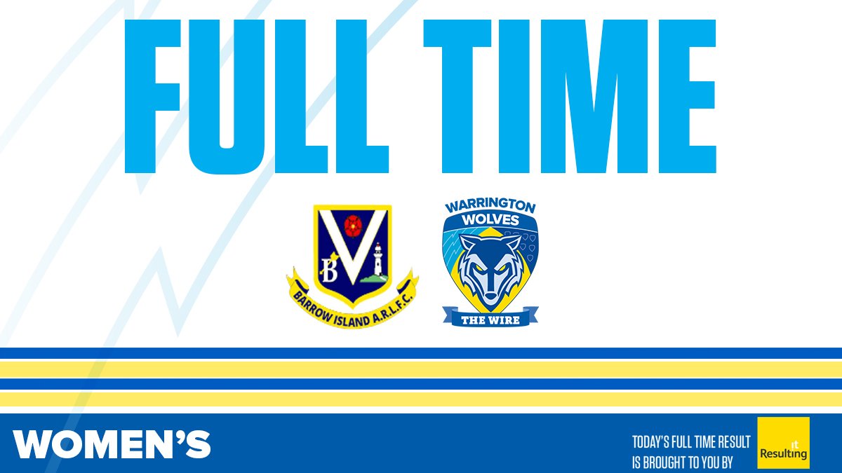 WarringtonRLFC's tweet photo. 🏁 Women's FT with @ResultingIT 
Barrow 18-38 Wire

Quarter finals here we come! A superb performance from our Women's team away at Barrow in the Cup! https://t.co/0GGi91QMuW