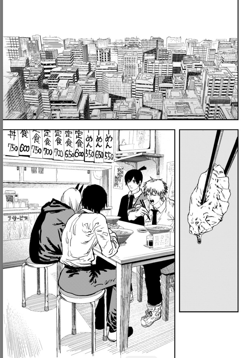 林士平 りんしへい チェンソーマン 第23話 銃声 本日発売の週刊少年ジャンプ26号にjc1巻 2巻続々重版御礼センターカラーで掲載 カラーページはコミックスではモノクロで収録になりますので 是非に雑誌で見て頂きたいです ズッタズタに