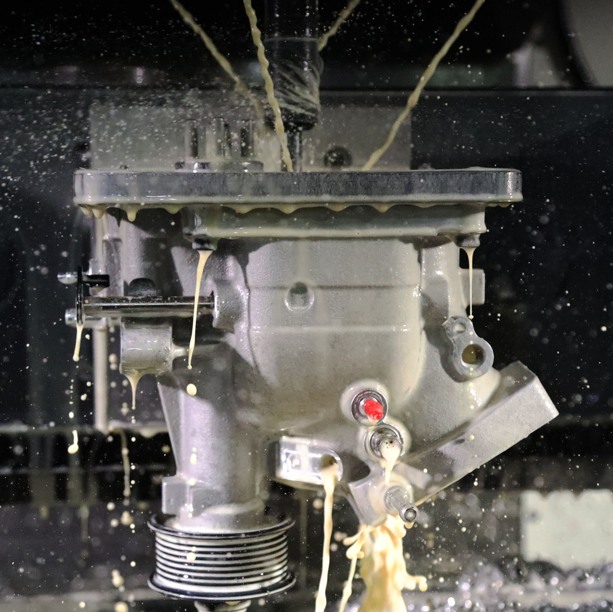 Machining a supercharger snout in our CNC Department. 
#machinist #cnc #machining #cncmachining #machineshop #manufacturing #engineering #engine #milling #engineer #tools #fabrication #mechanical #tooling #becauseracecar #speed