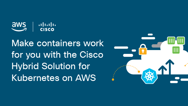 🎉We are getting close! 
Sign up today for our May 30th webinar.
Make #containers work for you with <a href="/Cisco/">Cisco</a> Hybrid Solution for #Kubernetes on AWS. 
cs.co/6019EYf9S
#cloud #cloudcomputing