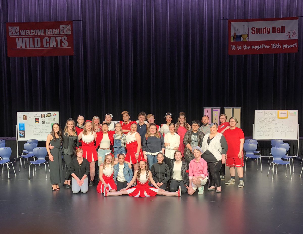 mmefaulkner's tweet photo. That’s a wrap! Three successful High School Musical shows this weekend. We are so proud of these talented and dedicated students! We’re all in this together 🎶 @JP2GP @JP2GP @GPCSD @GPCatholic42 @MclayNicole @MusicwithMme https://t.co/QWTHflnDZt