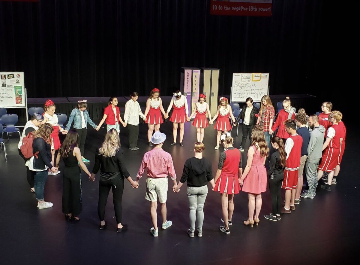 mmefaulkner's tweet photo. That’s a wrap! Three successful High School Musical shows this weekend. We are so proud of these talented and dedicated students! We’re all in this together 🎶 @JP2GP @JP2GP @GPCSD @GPCatholic42 @MclayNicole @MusicwithMme https://t.co/QWTHflnDZt