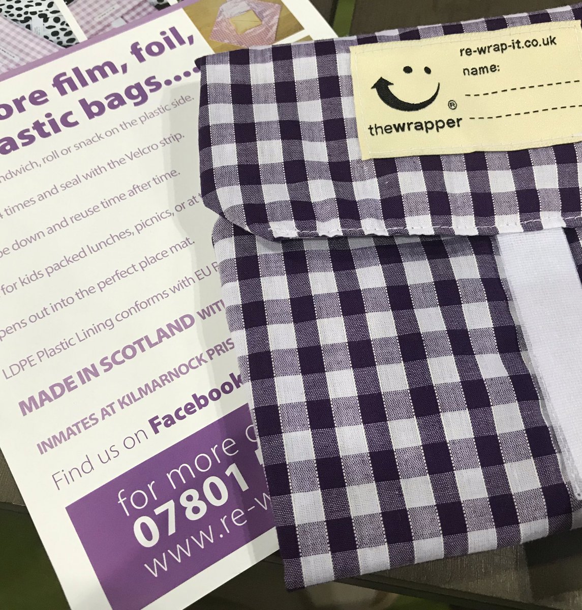 agendascotland's tweet photo. Grabbed a @the_wrapper_ at #IdealScotland today - my lunches will never be the same again and shout out to the folks in #Kilmarnock prison #ReWrapIt #CircularEconomy https://t.co/7w09Ib160U