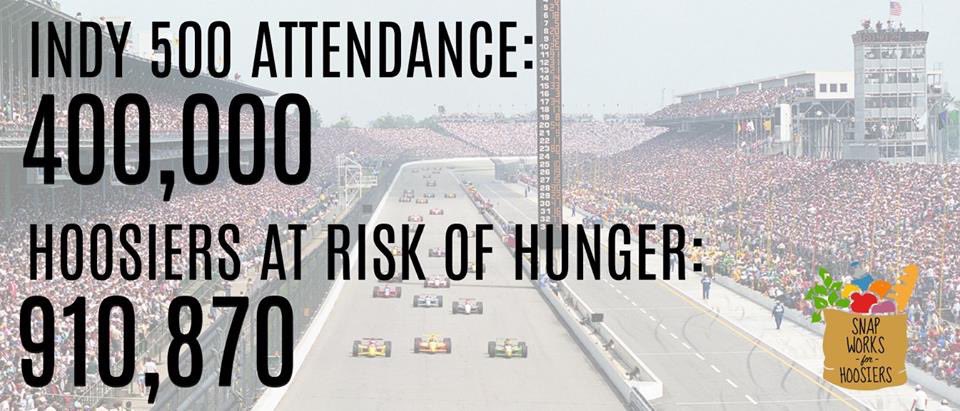 SNAPWorks4IN's tweet photo. Makes you think. #SNAPWorksForHoosiers #ThisIsMay #Indy500 https://t.co/QRB83n3sSE