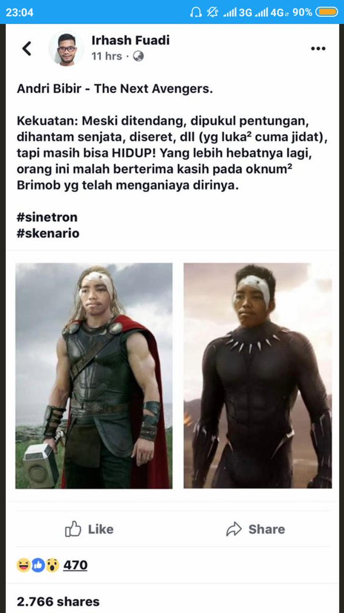 YMAkbar3's tweet photo. Sage Mode ala Tsunade, luka' sekejap langsung sembuh

#BebaskanMustofaNahra
#TangkapUlinYusron https://t.co/6S67dgmUGm